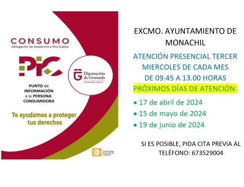 Punto de información a la persona consumidora