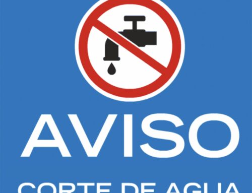 Corte de agua programado 18 de septiembre
