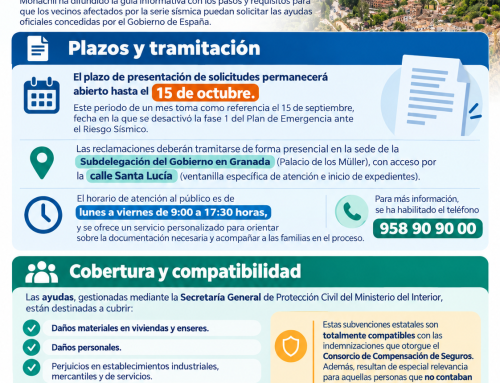 El Ayuntamiento de Monachil publica la guía para solicitar las ayudas estatales tras los terremotos en Granada